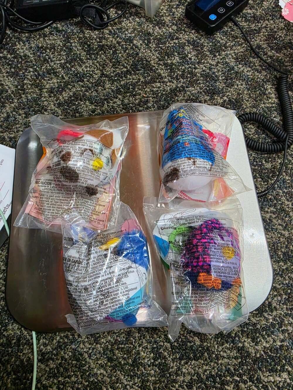 McDonald's Vintage 2000 Furby Happy Meal Toys Sealed Lot
